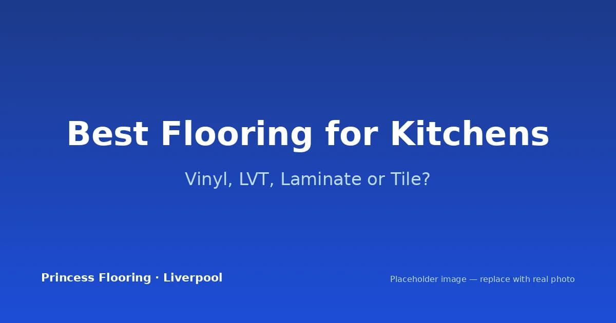 Best Flooring for Kitchens in Liverpool: Vinyl, LVT, Laminate or Tile?